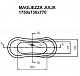 Magliezza Акриловая ванна на лапах Julia  (175х73) ножки бронза – фотография-6